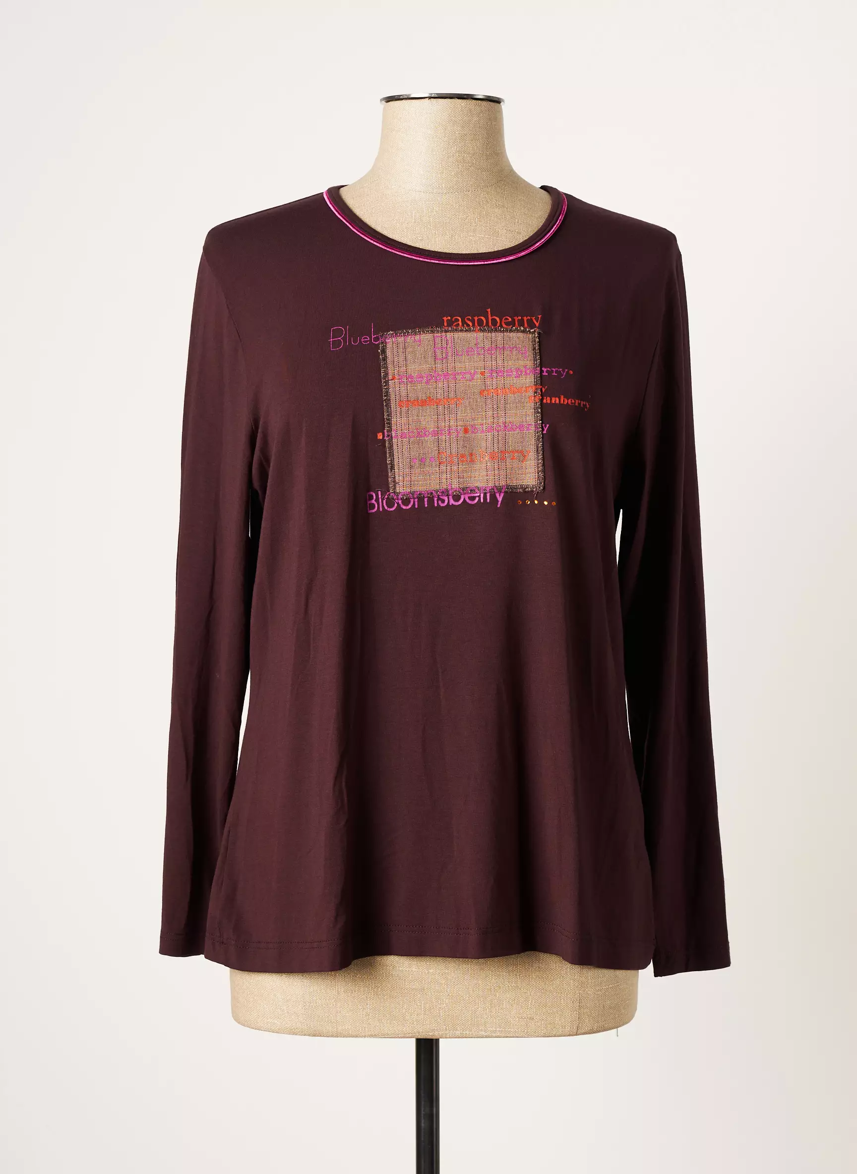 Hucke Woman Tshirts Femme couleur violet