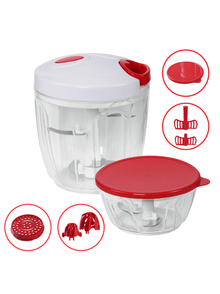 Stoneline Multizerkleinerer Set 12-teilig in Rot günstig kaufen onesize