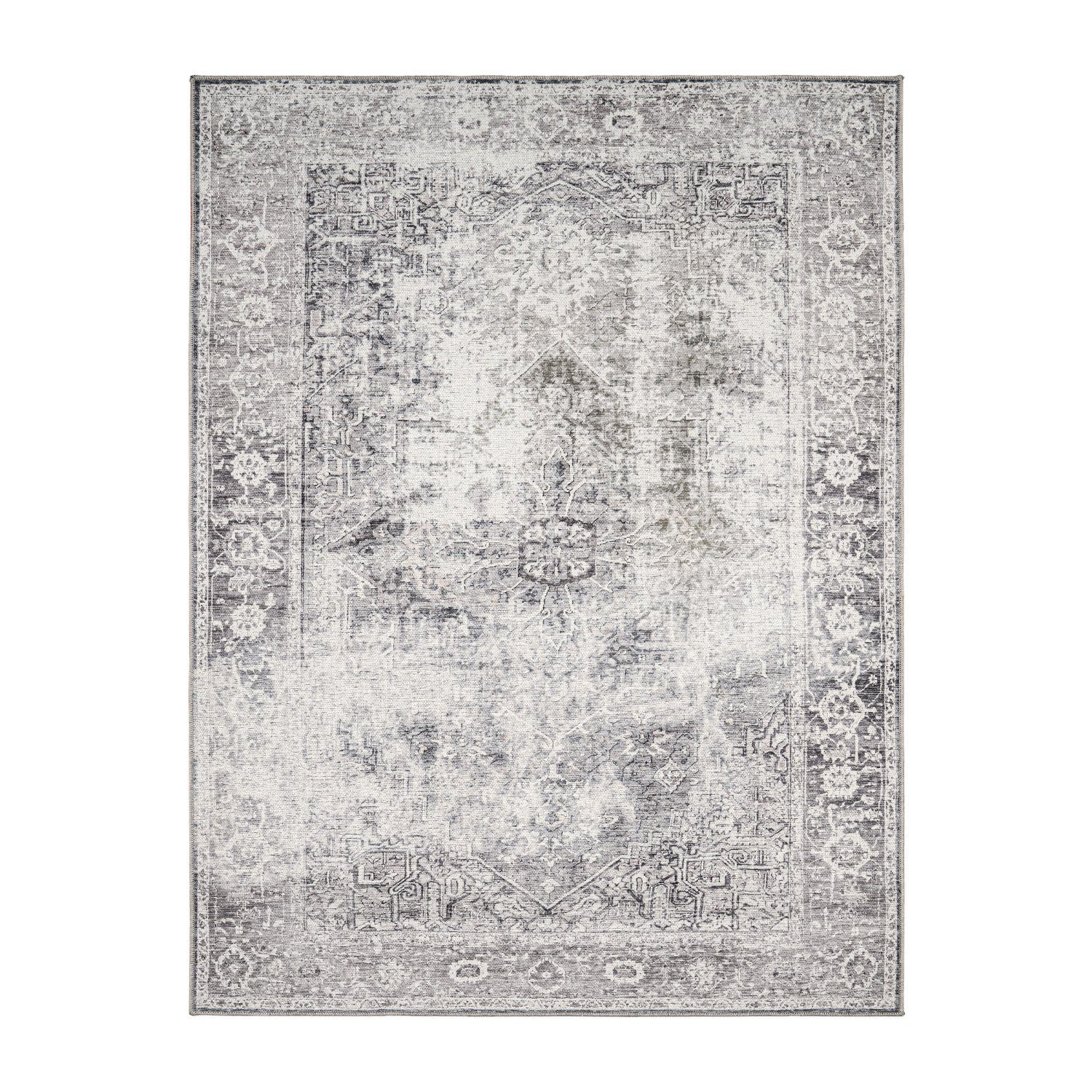 Orientteppich Wohnzimmer Teppich Esszimmer Flachgewebe Waschbar, TT Home, rechteckig, Höhe: 8 mm