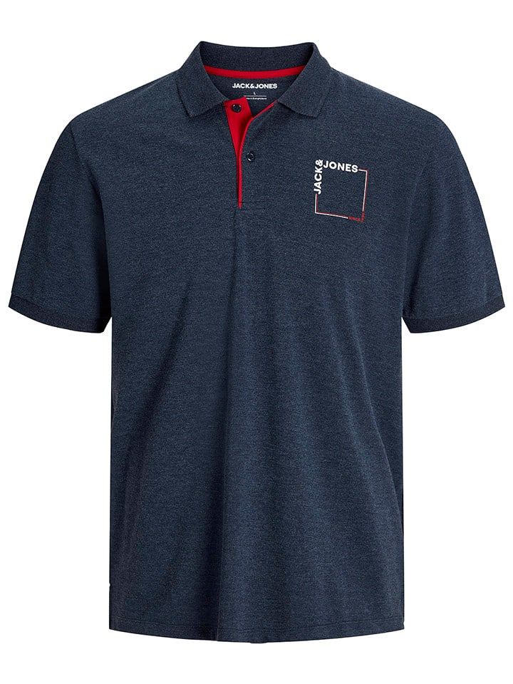 Jack & Jones Poloshirt in Dunkelblau günstig kaufen