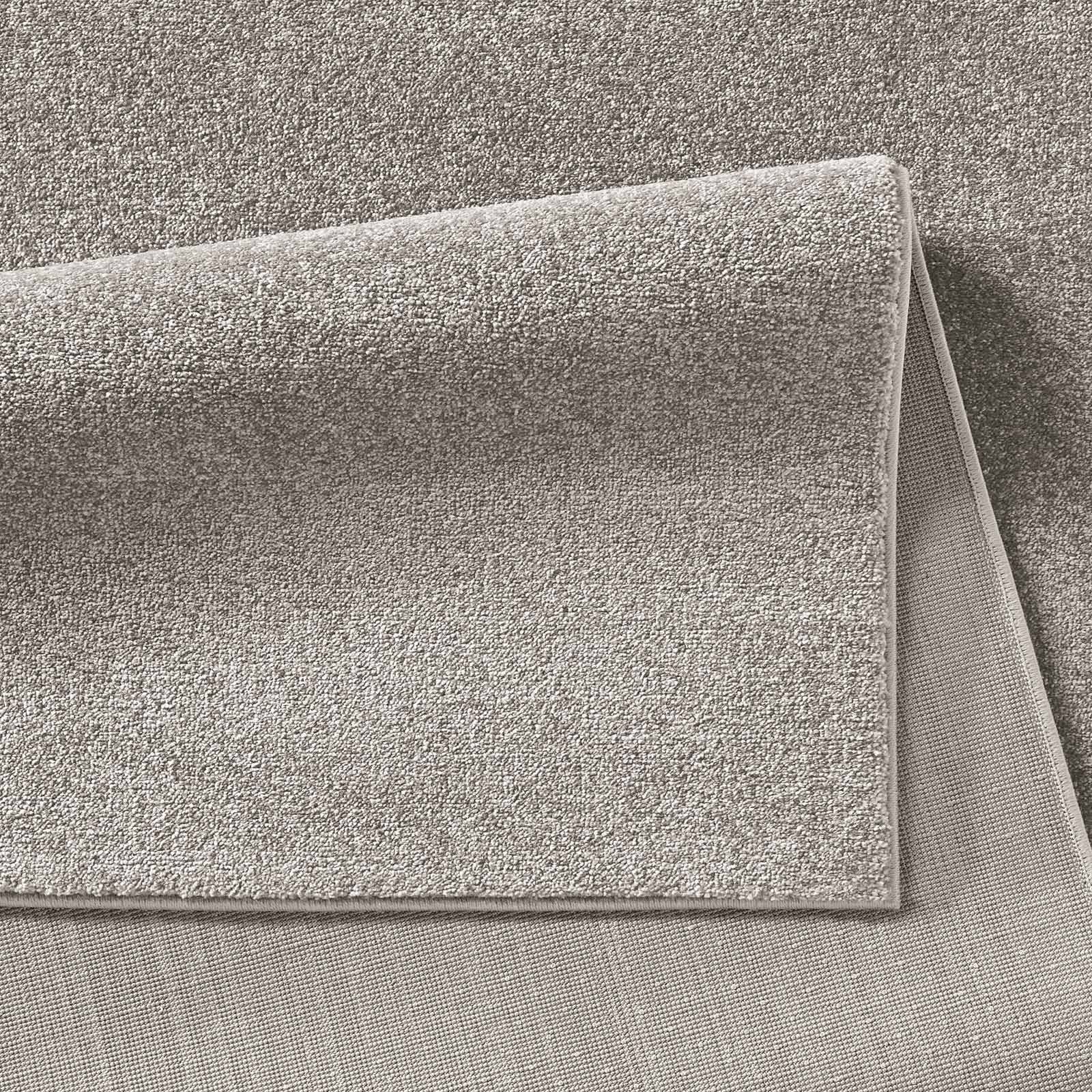 Teppich Kurzflor-Webteppich, TaCa Home, rechteckig, Höhe: 13 mm, uni Einfarbig weich Wohnzimmer Schlafzimmer Kinderzimmer 060x090cm
