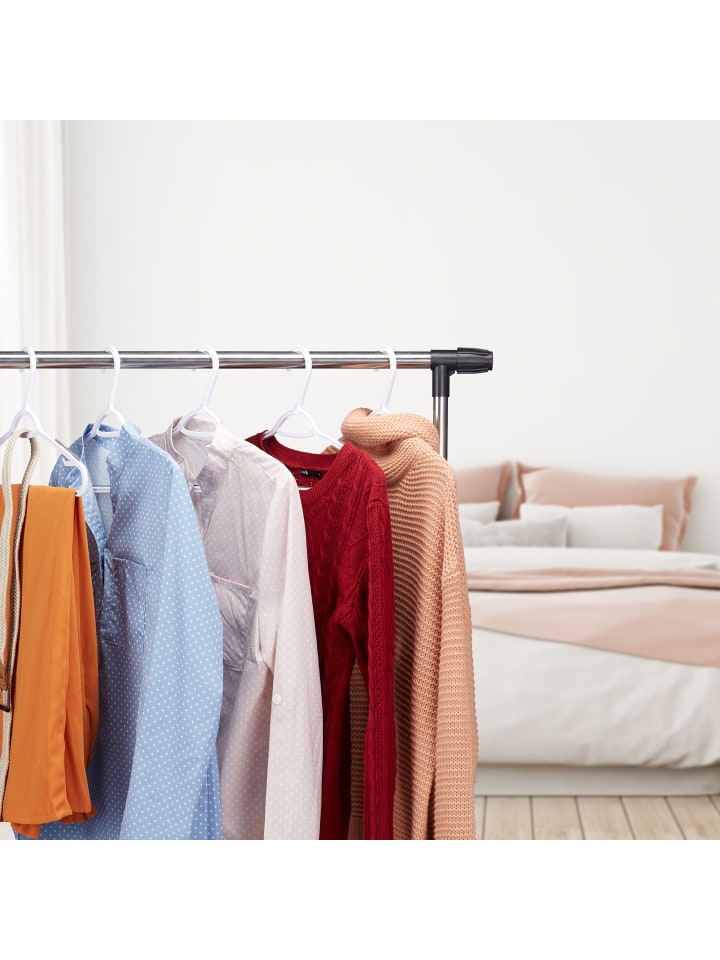relaxdays 20x Antirutsch-Kleiderbügel in Weiß günstig kaufen onesize