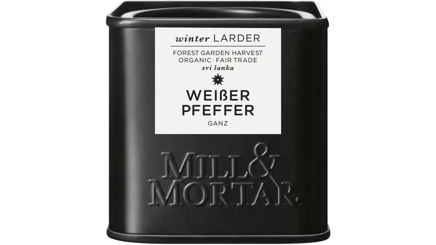 MILL&MORTAR Bio Weißer Pfeffer 50 g