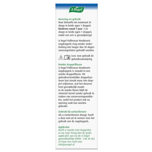 A.Vogel Pollinosan Gotas Oftálmicas para la Fiebre del Heno - 10 ml