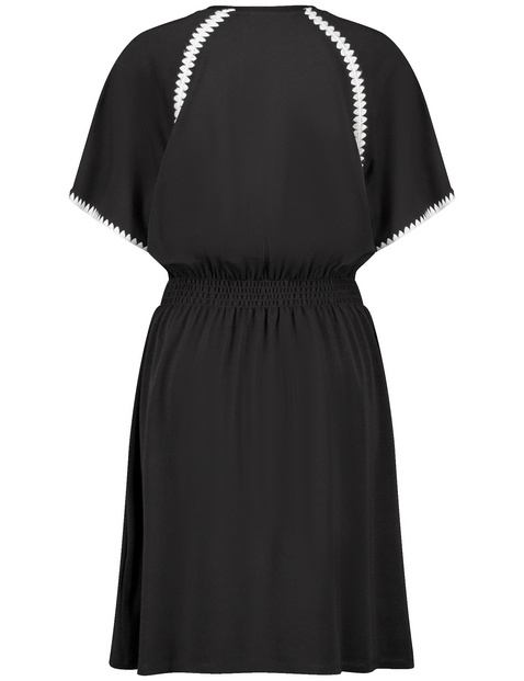 Shirtkleid mit Deko-Stitchings