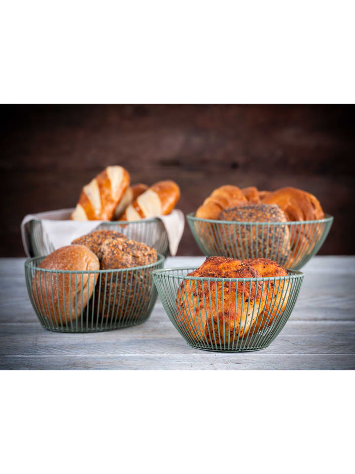 APS Korb in grün, 24 x 19 cm, H: 8 cm            günstig kaufen onesize