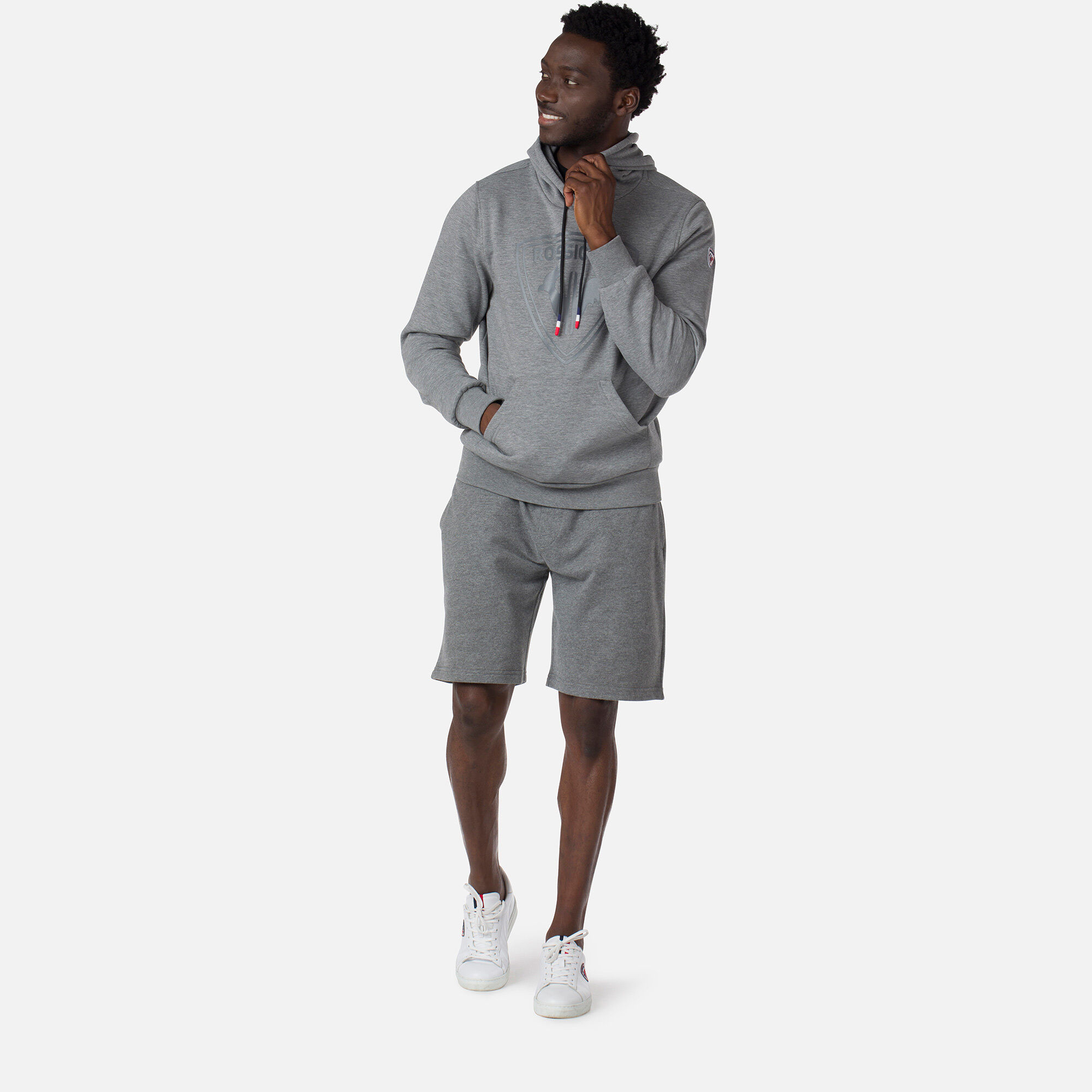 Short en coton logo pour homme