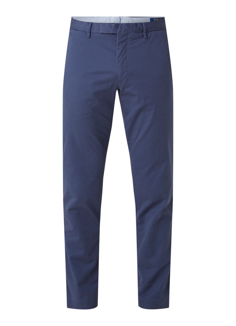 Calça chino Ralph Lauren Slim fit em sarja com elastano