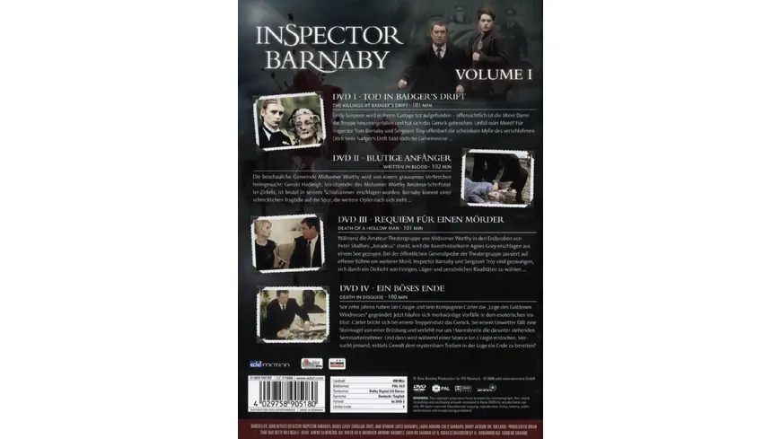 Inspector Barnaby Vol. 1  [4 DVDs]