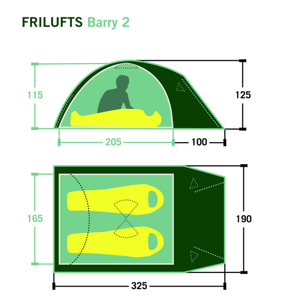 BARRY 2 - Kuppelzelt