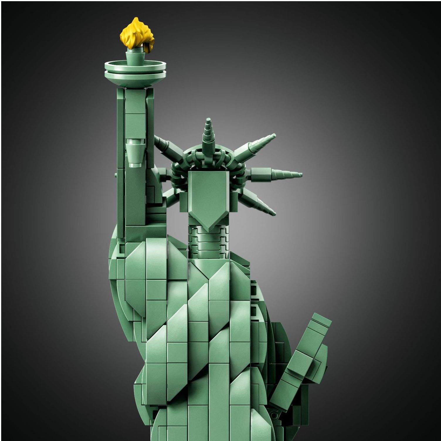 LEGO® Konstruktionsspielsteine Freiheitsstatue (21042), LEGO® Architecture, (1685 St), Made in Europe