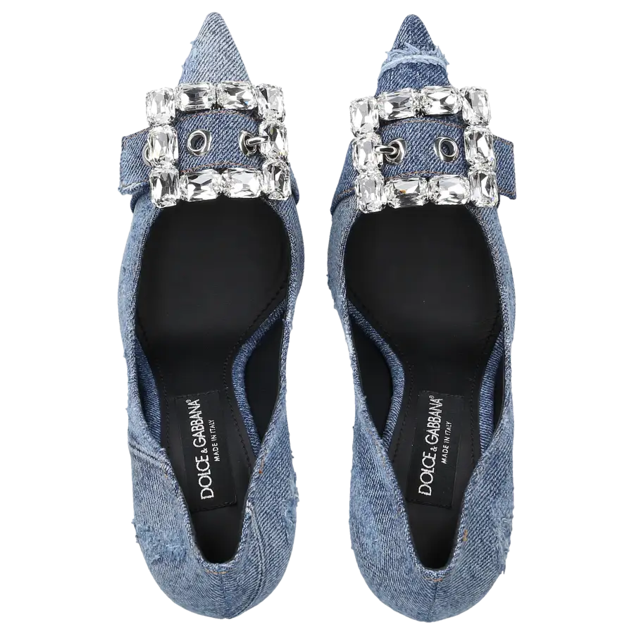 Dolce & Gabbana - Pumps AY841 Denim - blau