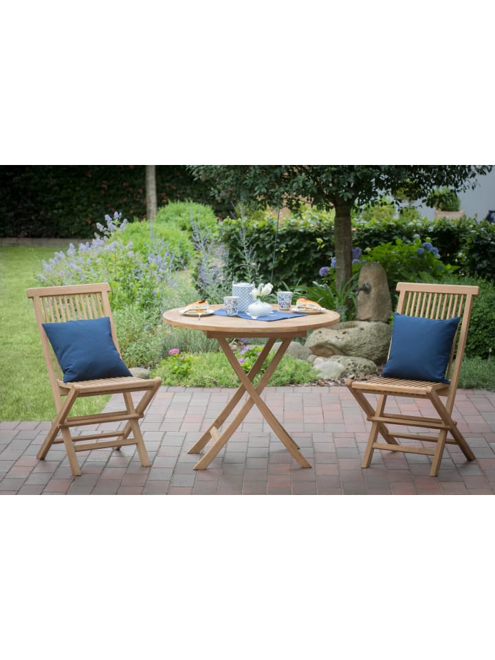 GMD Living 2er Garten Klappstuhl WOODIE in Natur günstig kaufen onesize