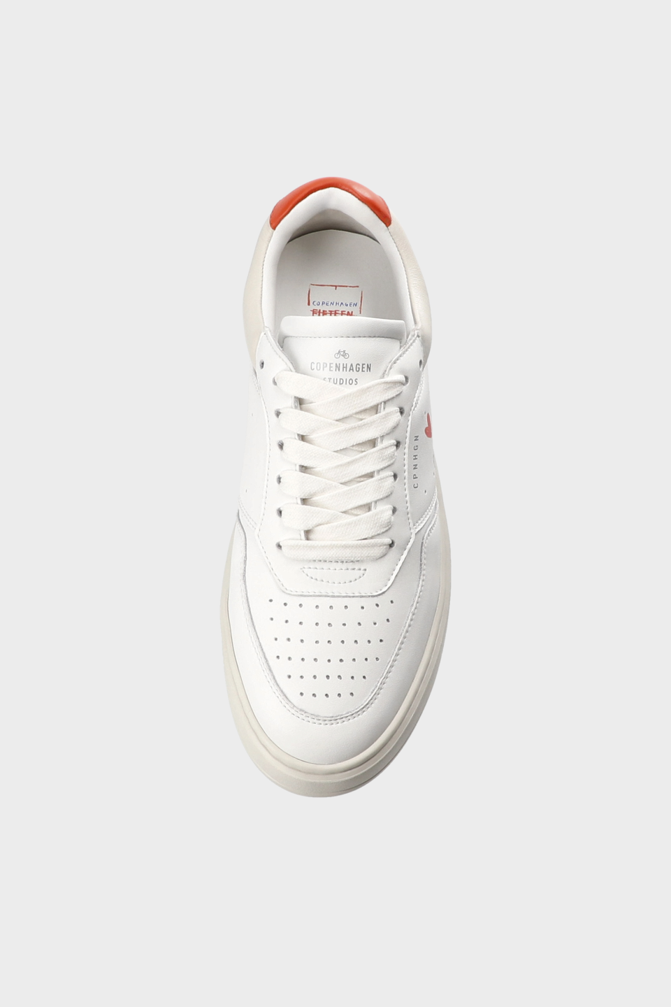 CPH PARIS - leather - white/orange