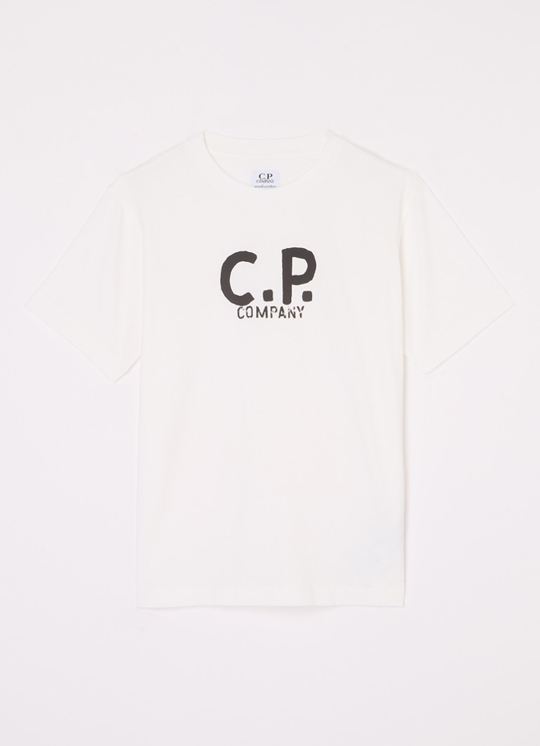 T-shirt con logo in rilievo della CP Company