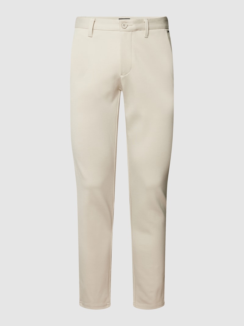 Chino mit Stretch-Anteil in offwhite
