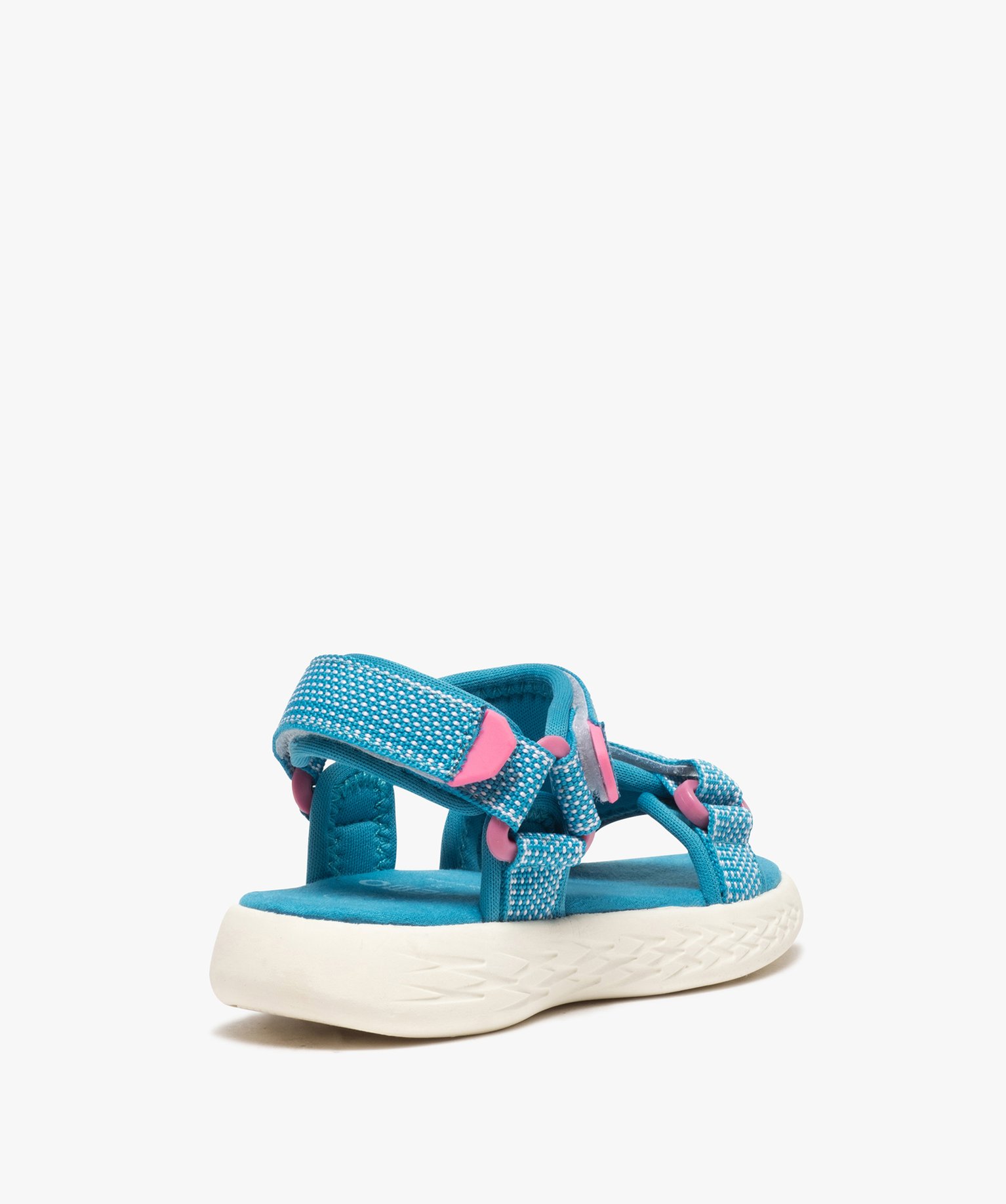 Sandales sport fille à brides scratch vert | GEMO