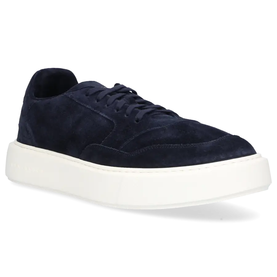 Henderson - Sneaker low PERSEO Veloursleder - blau