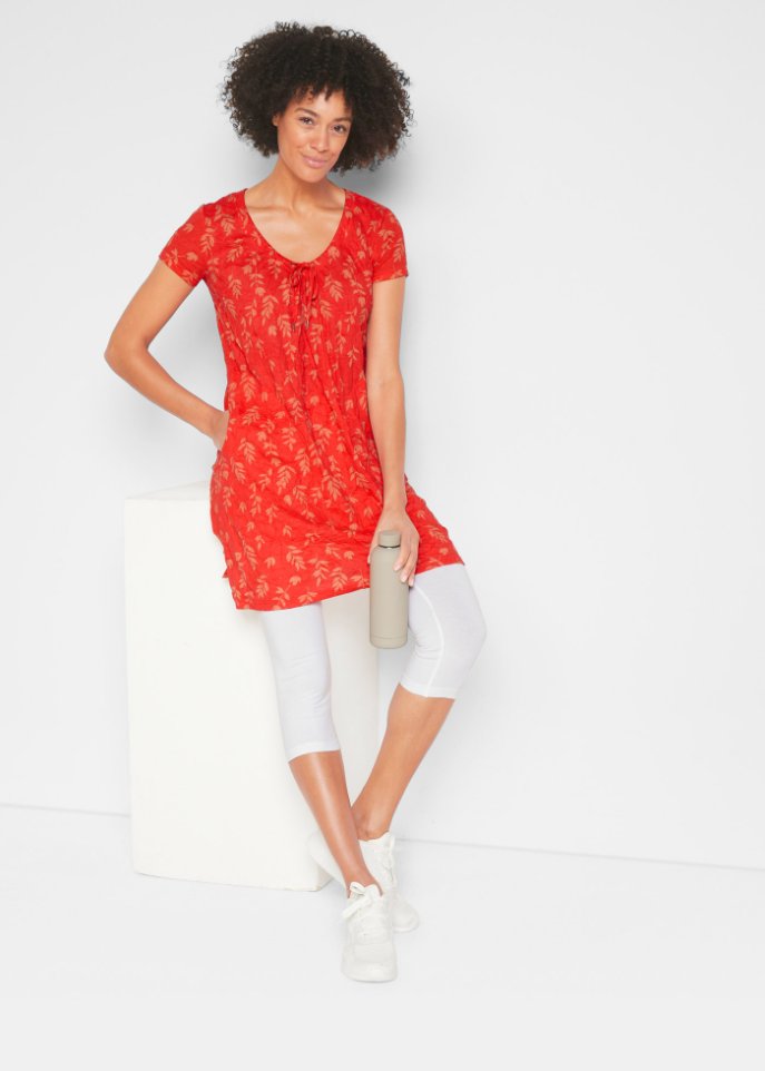 Kleid und Capri-Leggings (2-tlg.Set)
