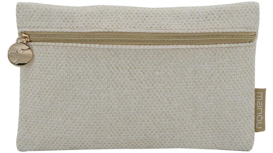 Schminktasche creme/gold