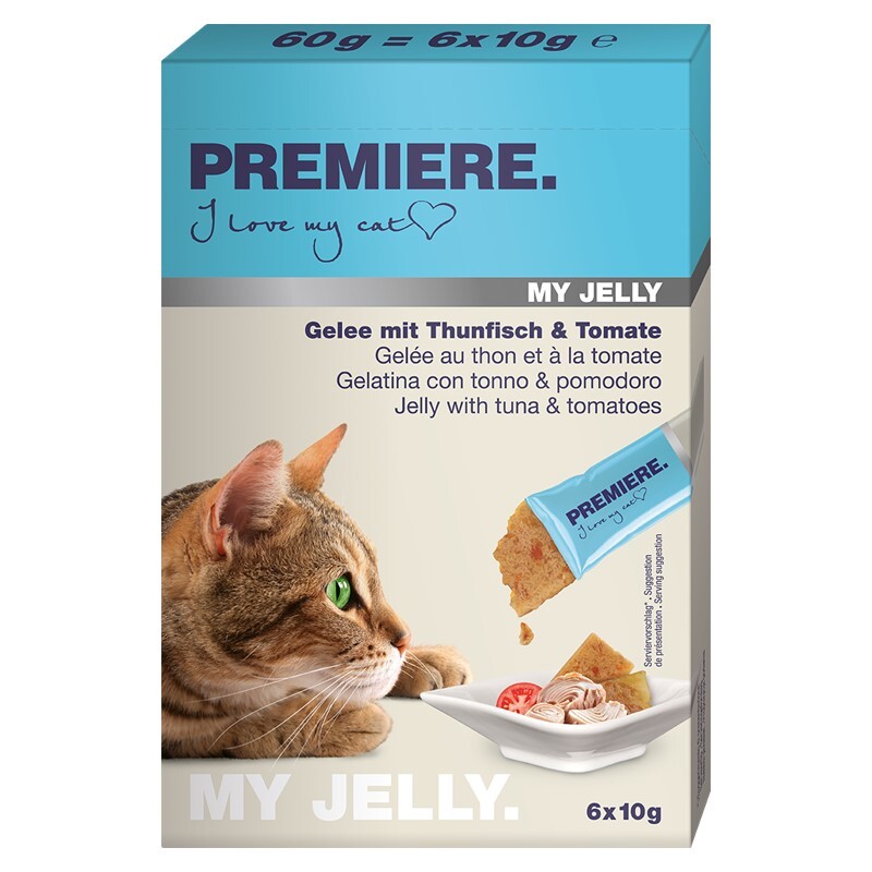 PREMIERE Snacks PREMIERE MyJelly Thunfisch & Tomate 6x10g