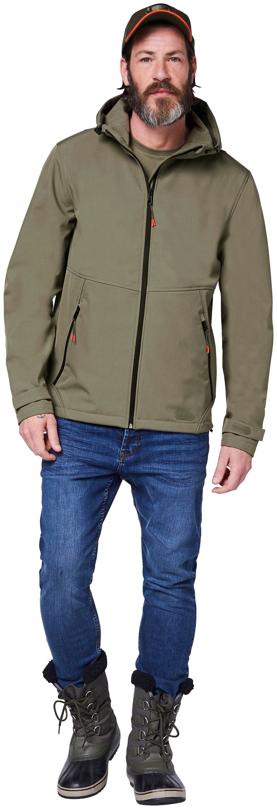 GARDENA Softshelljacke wasser- und windabweisend