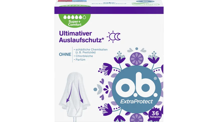 O.B. Tampons Extraprotect Super+ Comfort 36er