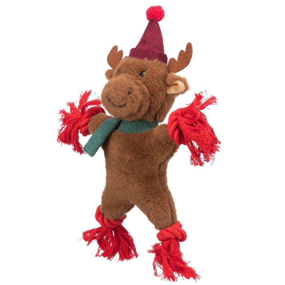 TRIXIE Tierkuscheltier Trixie Xmas Rentier mit Tau