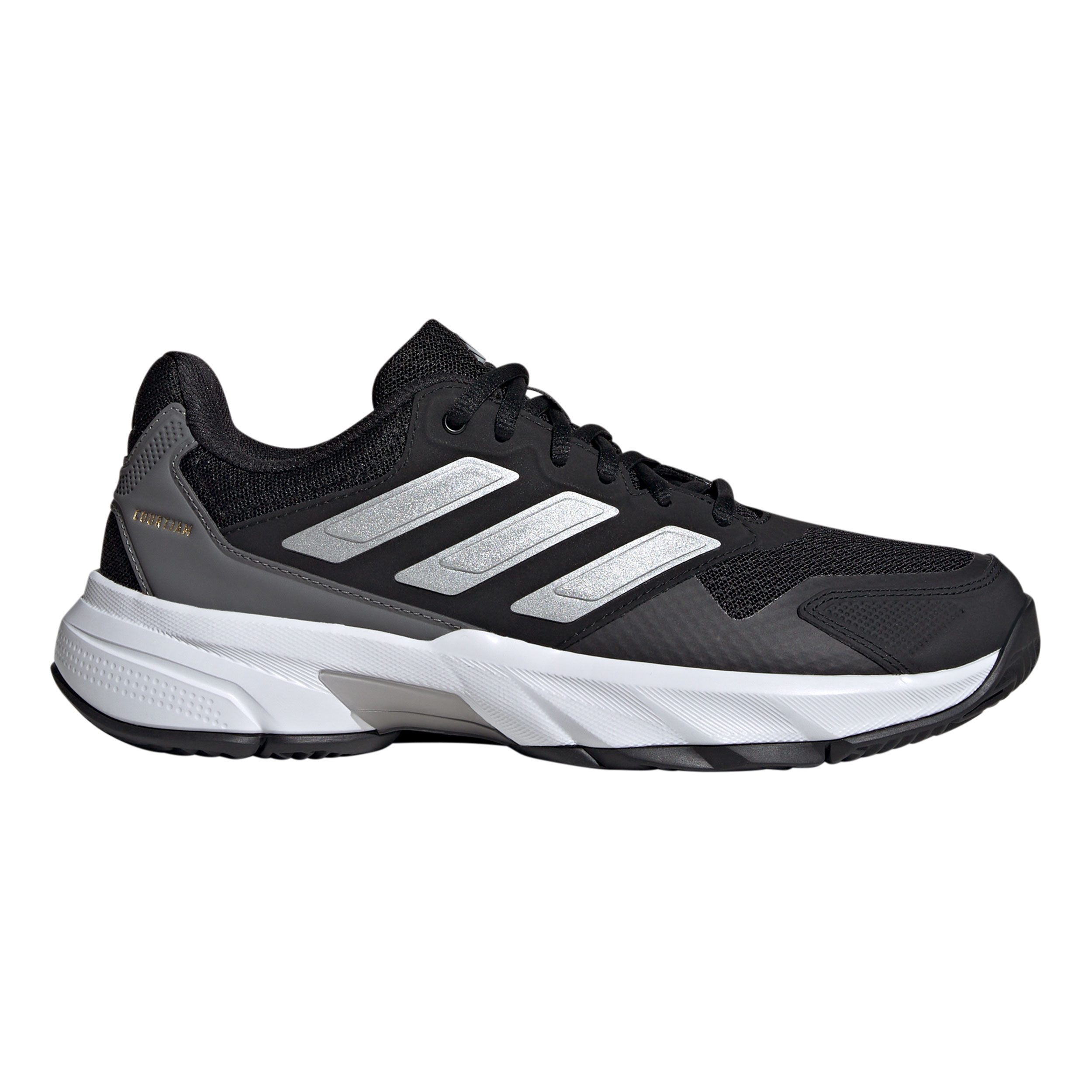 CourtJam Control 3 Allcourtschuh Damen - Schwarz, Silber
