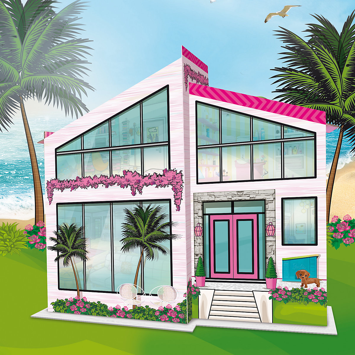 Barbie Sommervilla mit Puppe