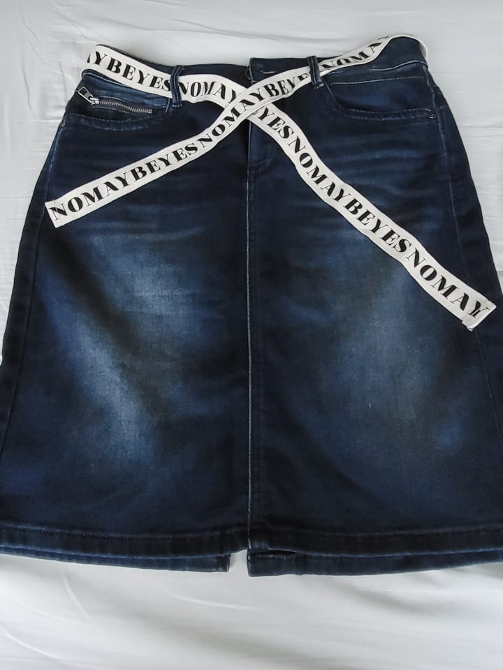 Tom Tailor Jeansrock in Dunkelblau günstig kaufen 38