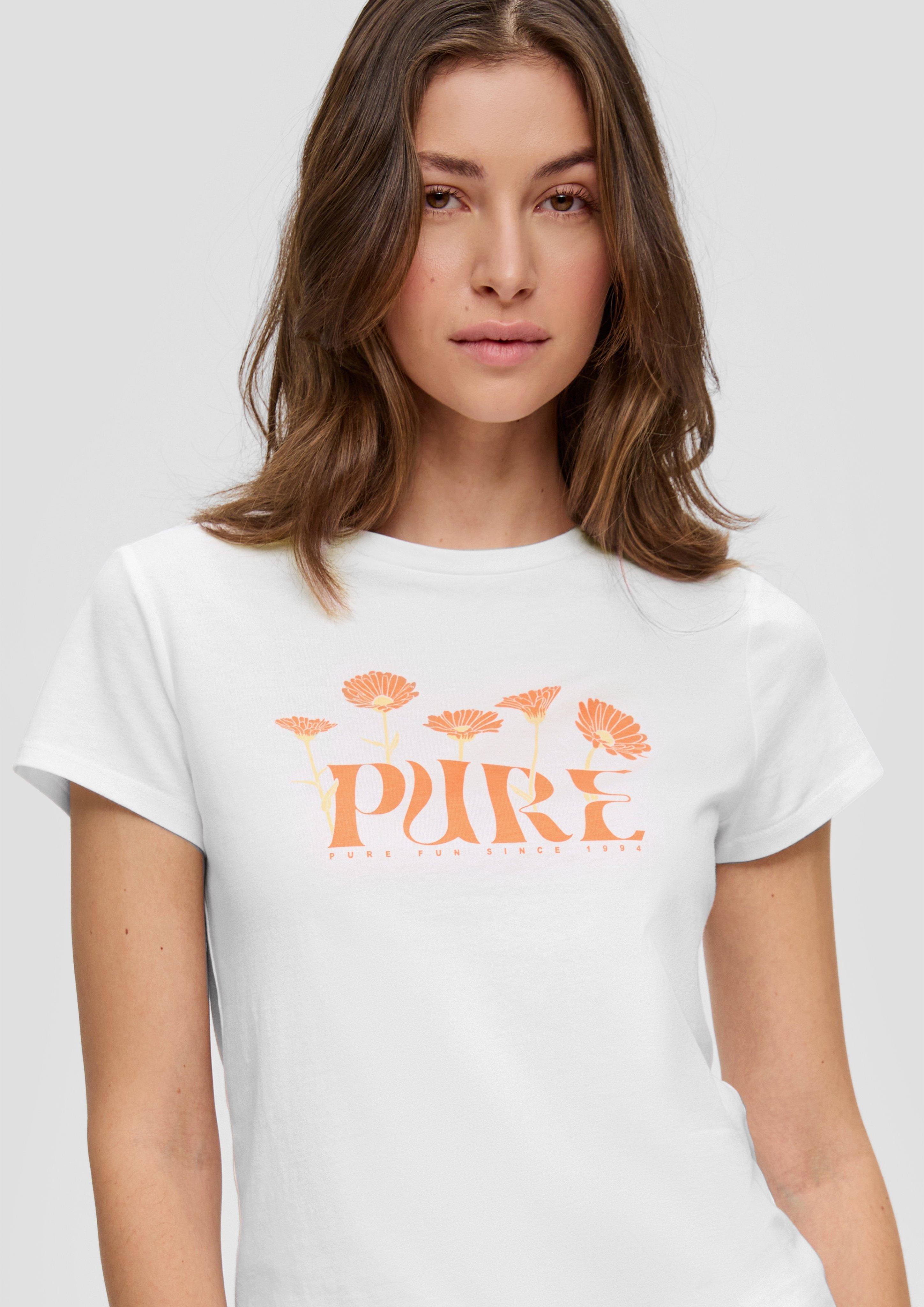 T-Shirt mit Frontprint  2144078-01D1
