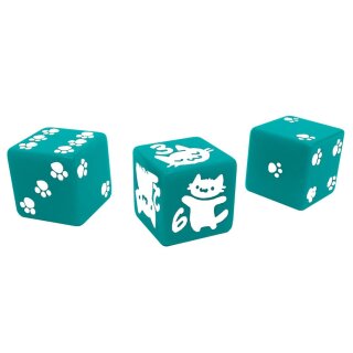 Dungeon Survival Pack: Kitten Adventurers - D6 Dice Set