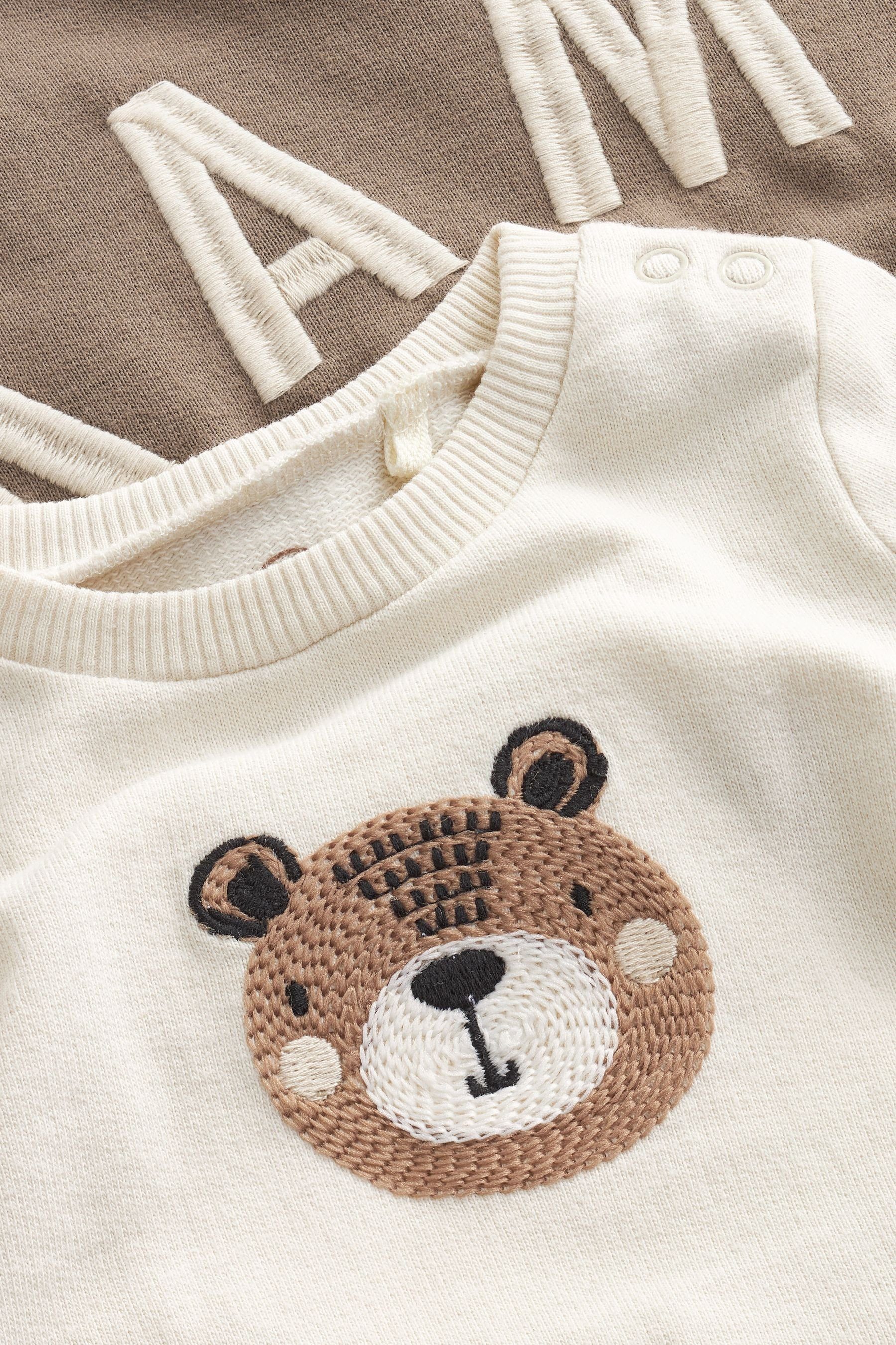 Next Umstandssweatshirt Umstandssweatshirts Bärenmama & Bärenbaby (2-tlg)