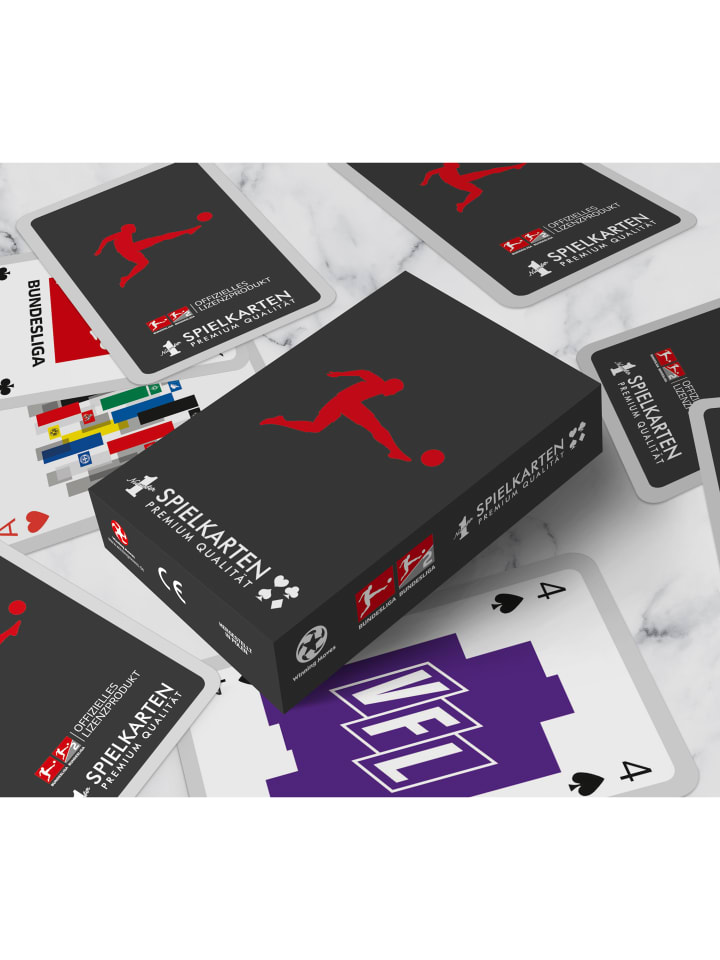 Winning Moves Number 1 Spielkarten Bundesliga in schwarz günstig kaufen onesize