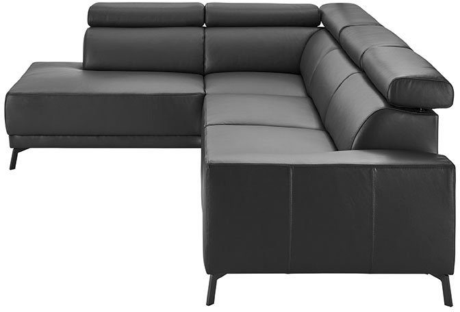 3C Candy Ecksofa Greve B/T/H: 249/209/79 cm, wahlweise mit motorischem Sitzvorzug, manuelle Kopfteilverstellung