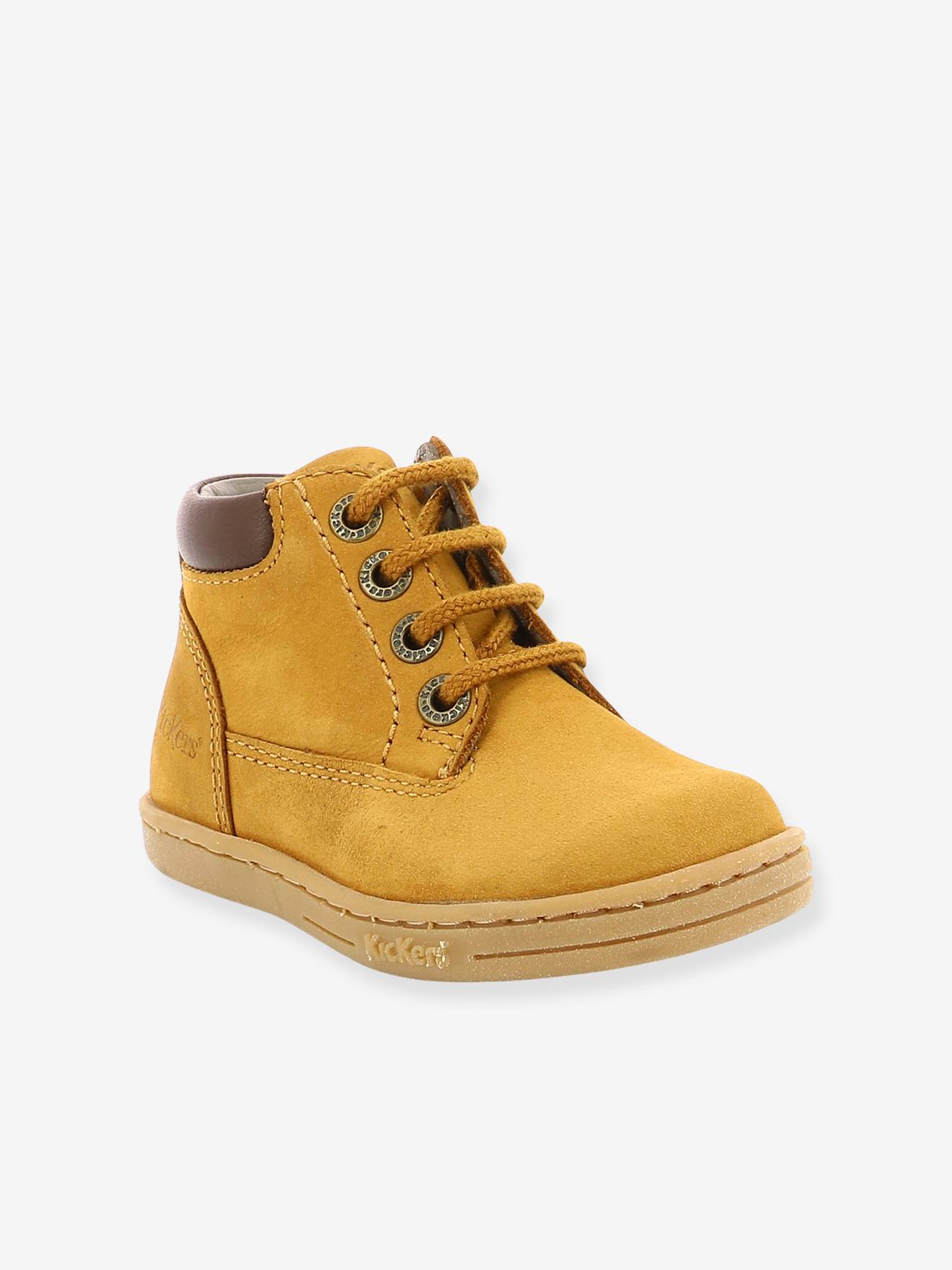 Bottillons garçon Tackland KICKERS® camel