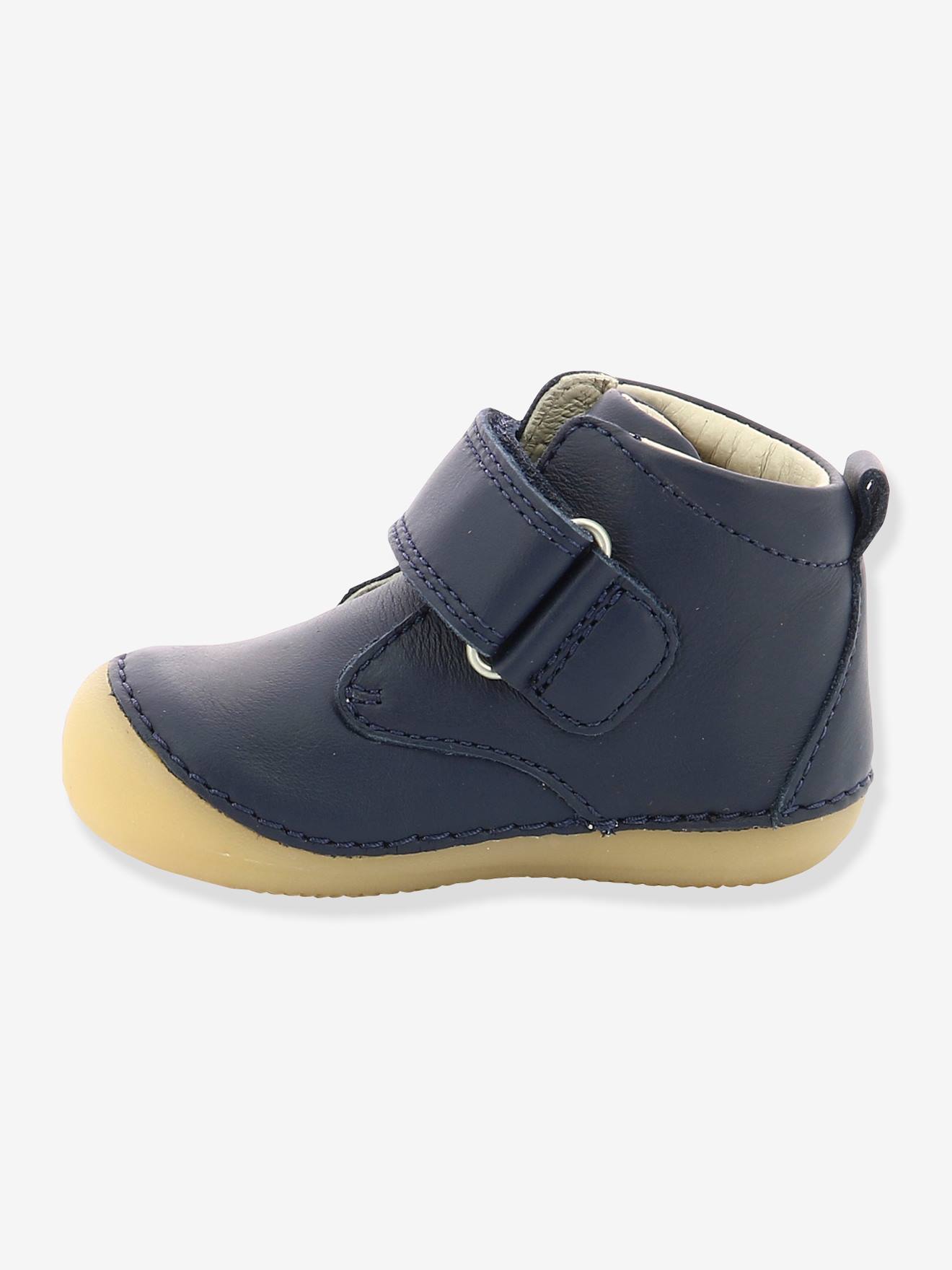 Bottillons cuir bébé garçon Sabio KICKERS® 1ers pas camel