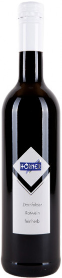 2021 Dornfelder Rotwein feinherb - Weingut Hörner