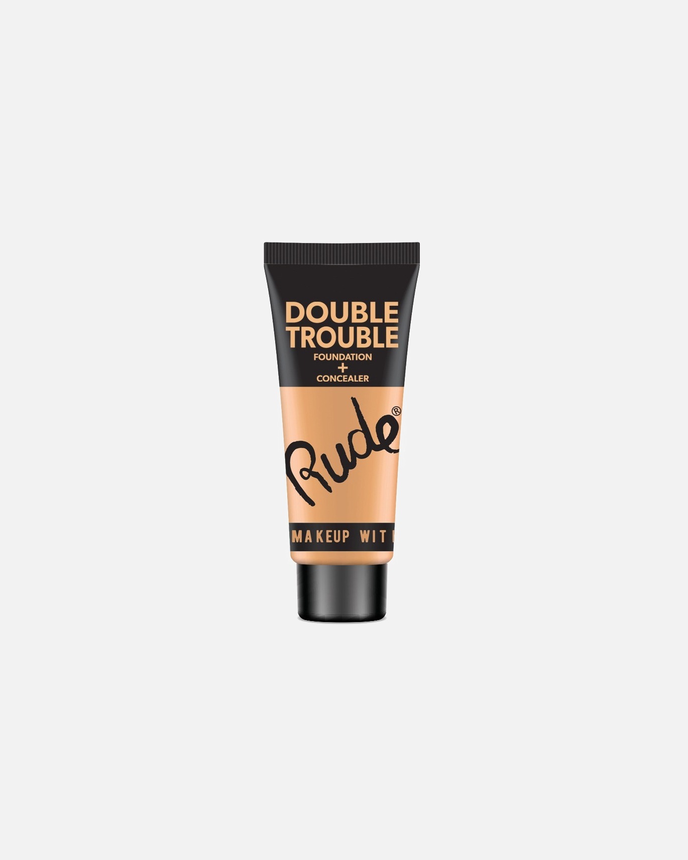 Rude Cosmetics RUDE DOUBLE TROUBLE Podkladová báza + korektor - Prírodná