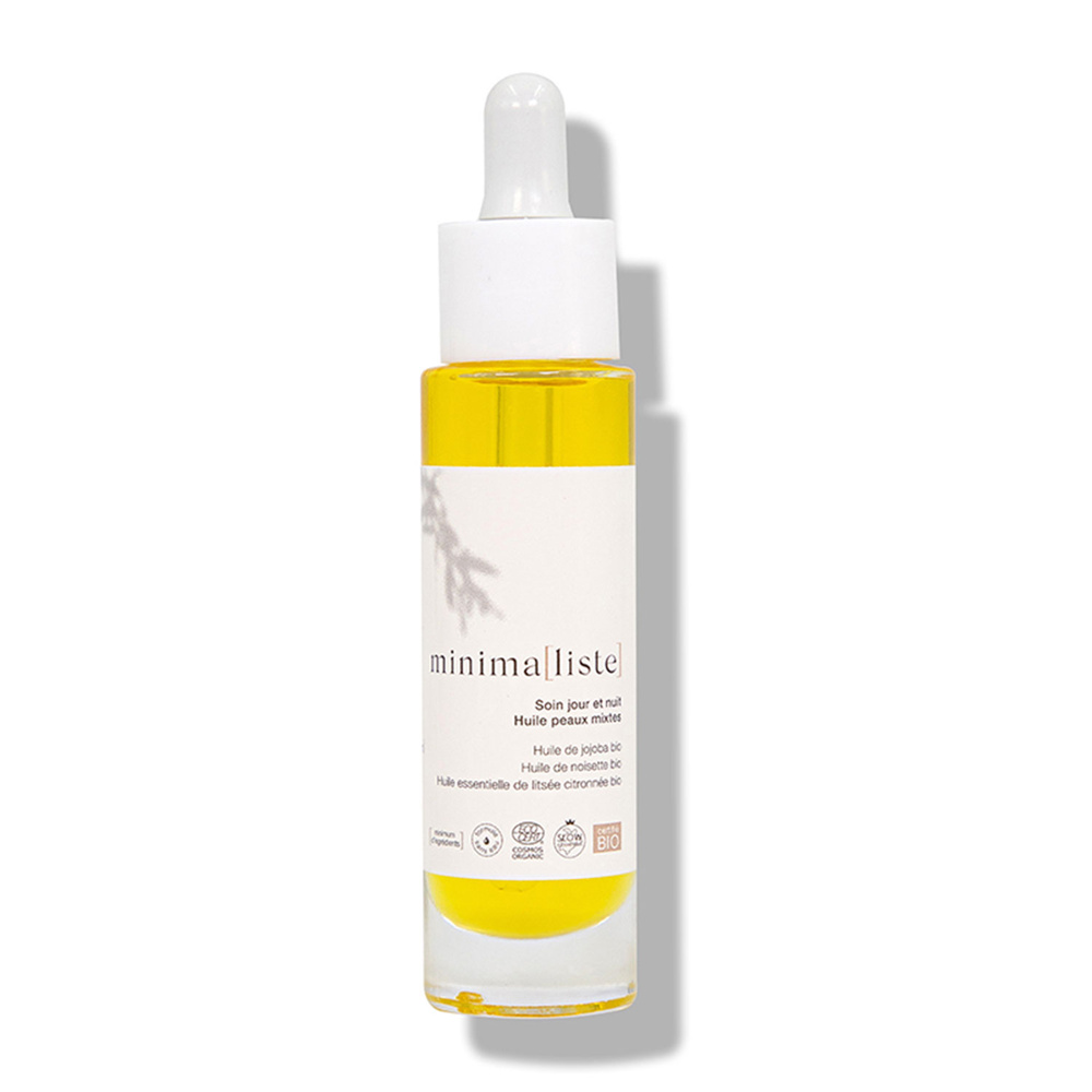 minimaliste Huile visage peaux mixtes