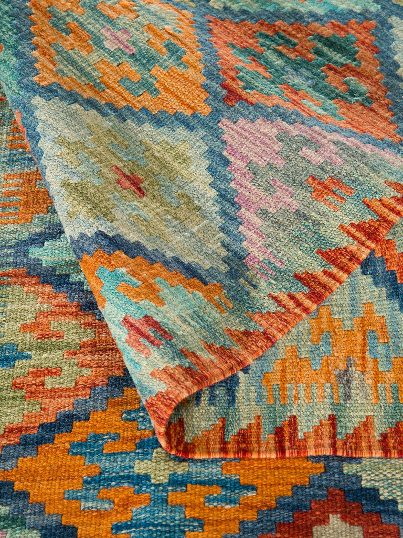 Afghan Kelim ca. 69 x 192 cm, Unikat / Einzelstück