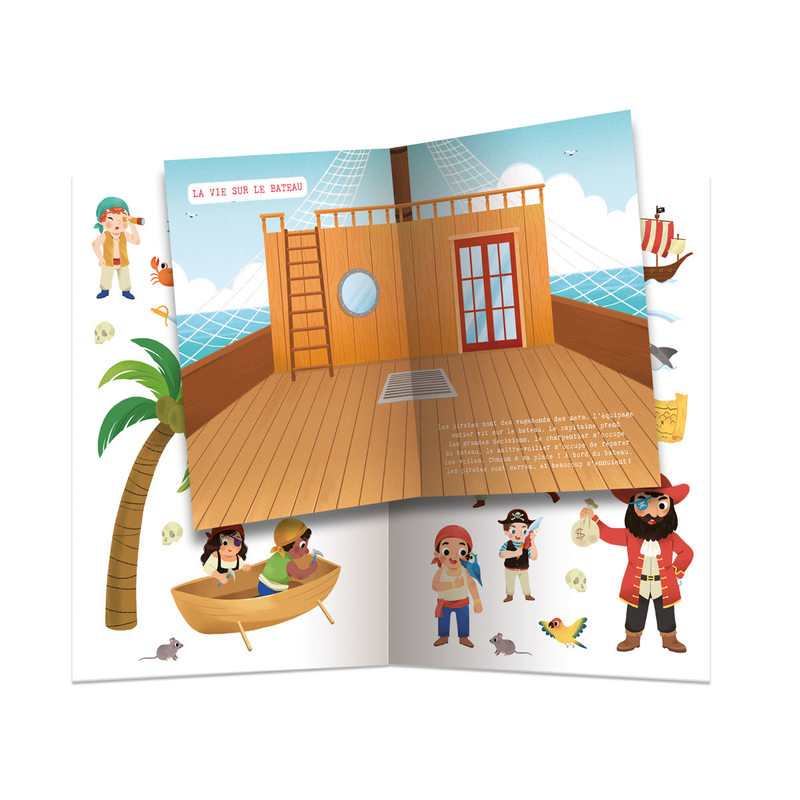 Livre Mes 1ers autocollants Les pirates - Auzou