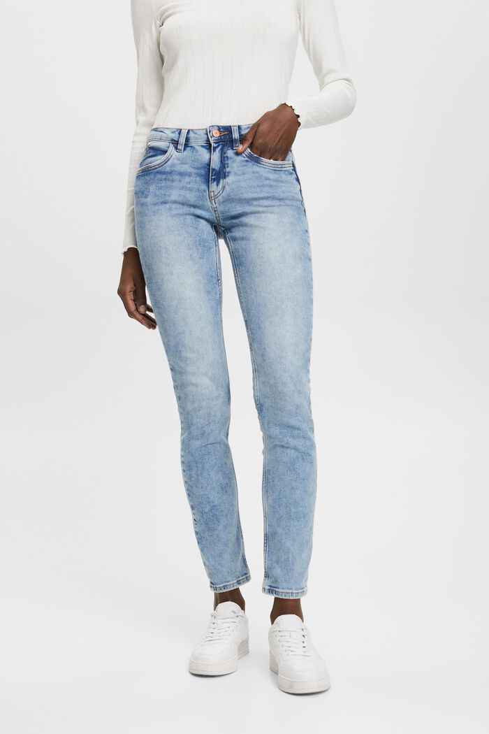 Mid-Rise-Stretchjeans in schmaler Passform