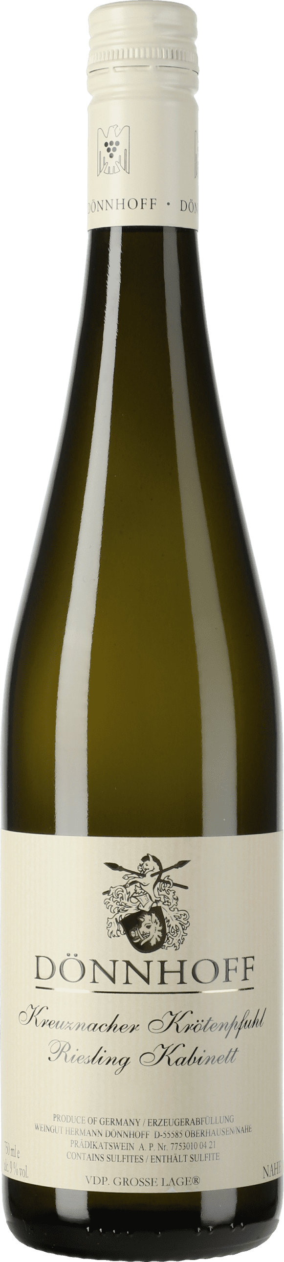 Dönnhoff: Riesling Kreuznacher Krötenpfuhl Kabinett 2022