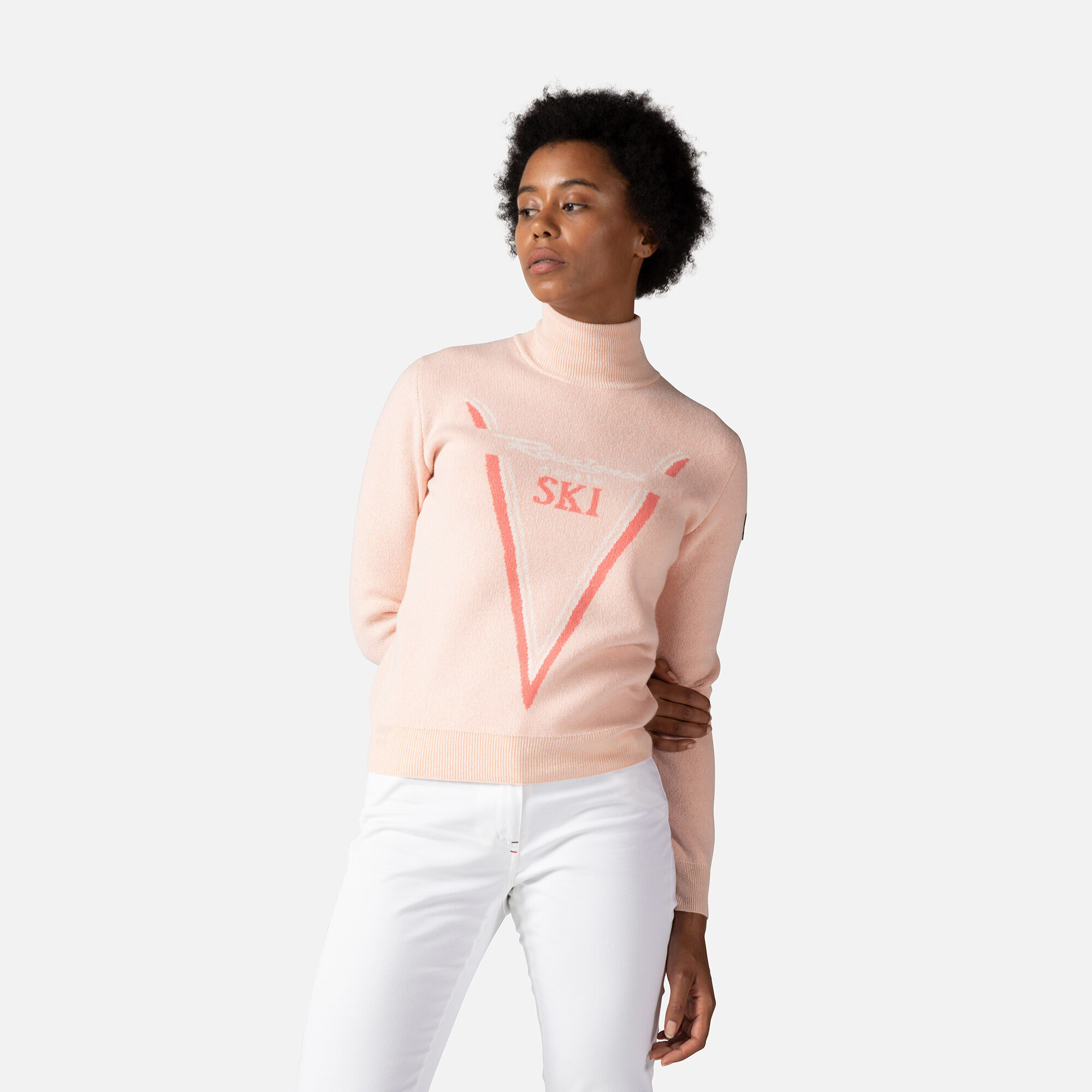 Pull en maille à col haut Victoire femme