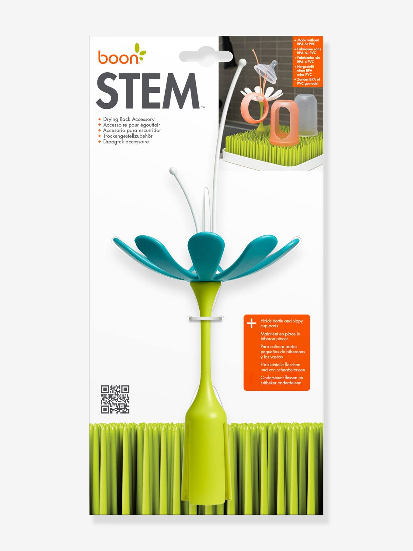 Stem fleur égouttoir Boon vert