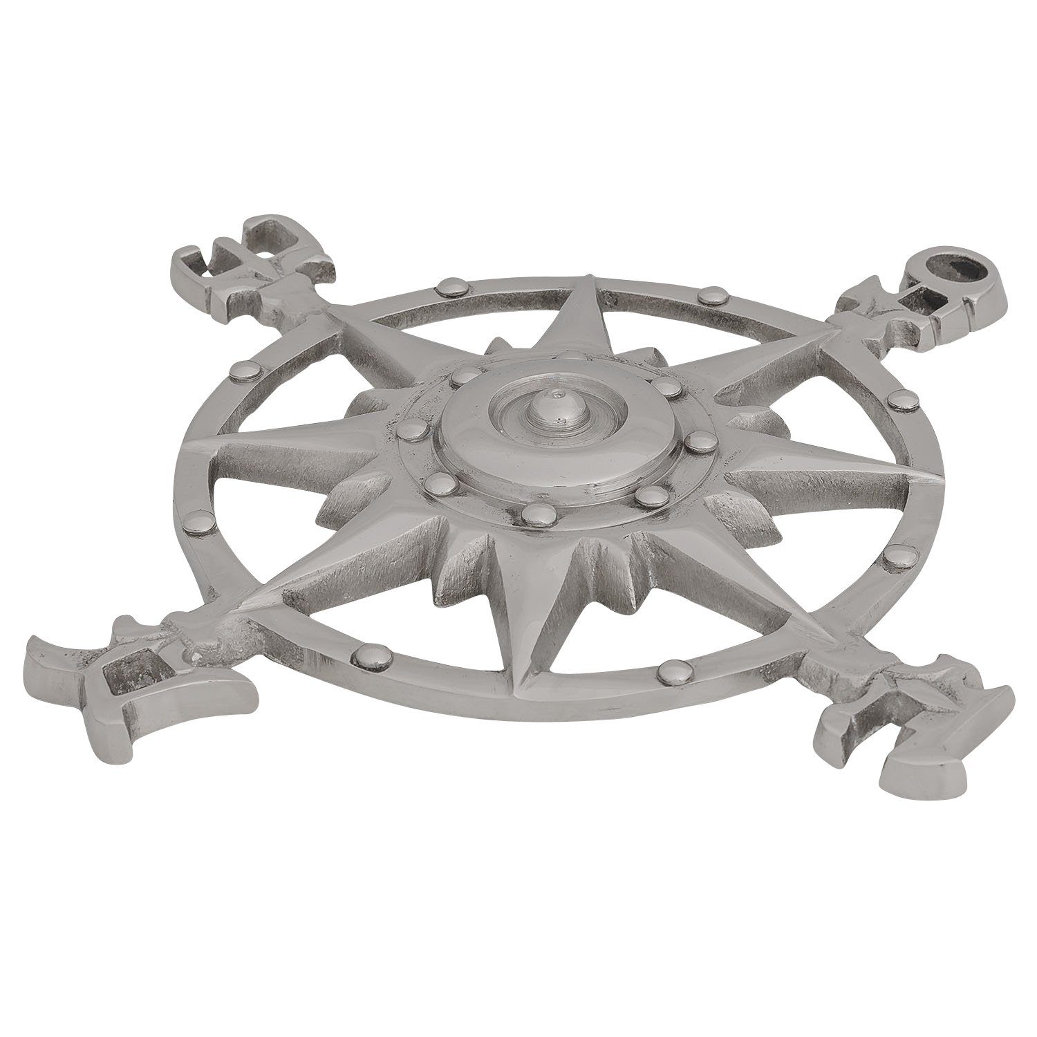 Aubaho Kompass Wanddekoration Windrose Kompass Maritim Nautik Navigation Schiff 30cm
