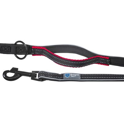 ArmoredTech Dog Control Leine, schwarz