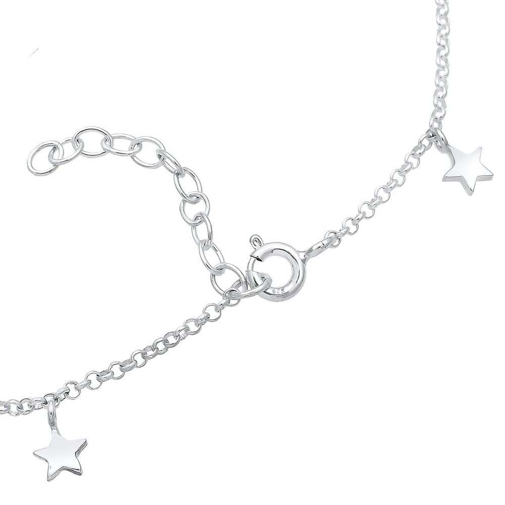 Elli Elli Bracelet de Cheville Bijoux Pied Femme - (925/1000) Argent Bijoux